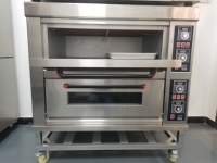 Cuisine commerciale professionnelle équipement de boulangerie cuisson pain Pizza gâteau cuisson électrique 1 couche 2 plateaux four
