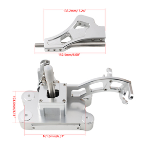 Plaque de base courte pour levier de vitesses Honda RSX, en aluminium billette, spécifications de course, amélioration de performance, fixation renforcée HB052-SL - Product Image 6