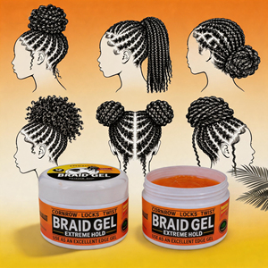 <span class=keywords><strong>Gel</strong></span> per Trecce Private Label Extra Forte Senza Alcool, Cera Modellante per Trecce per Donne e Uomini di Colore - Product Image 4