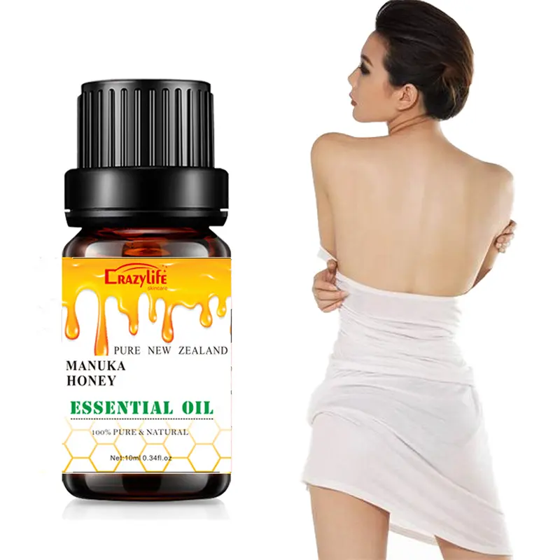 Crazylife-aceite de miel Natural para masaje corporal, aceite esencial para aliviar el estrés, mejora el sueño, relajación, Control del cuerpo
