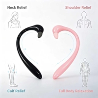 Masseur sans fil Swan pour le cou et les épaules avec 4 vitesses et poignée ergonomique pour la relaxation corporelle