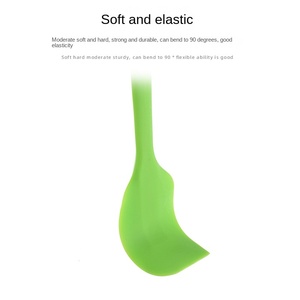 Factory 8in 27.5cm Large Food-Grade <b>Silicone</b> Dishwasher Safe Cake Scraper Kitchen Spatula Set <b>Baking</b> & Pastry Tools Gadgets - Product Image 4
