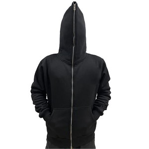 Sudadera con capucha unisex personalizada con cremallera completa, estilo holgado, de forro polar, para invierno, estilo urbano. - Product Image 1