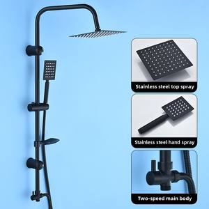 מכירת הטוב ביותר עבור אמזון פיק מקלחת מוסתרים מראש עם ראש מקלחת גשם רך - Product Image 2