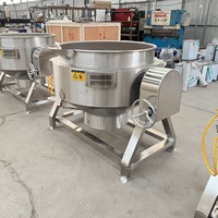 800L Hoog Efficiënte Automatische Industriële Voedselkookmachines Kookmixer Saus Planetaire Mixer Kookpan