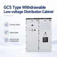 Armoire de distribution électrique basse tension GCS, personnalisable, à extraction rapide, panneau de commande 4000A, vente directe usine