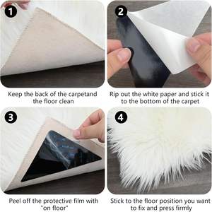 Нескользящие зажимные коврики, 12 шт., съемные треугольные ковровые ленты, прочная клейкая лента без остатка, двусторонний захват ковра - Product Image 5