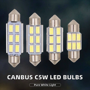 Ampoule LED Super Lumineuse 2022 pour Voiture 12-24V 1156/1157/7440/7443 T20/Ba15s/Bau15s Canbus Sans Erreur 2835 54SMD 27W Clignotant - Product Image 5