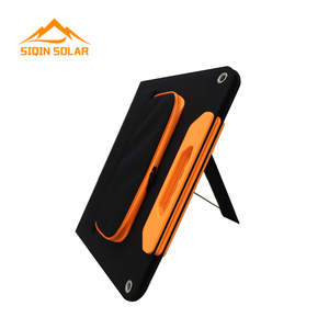 Bolsas plegables solares portátiles de 60W para cargador de computadora portátil Panel <span class=keywords><strong>solar</strong></span> plegable para acampar al aire libre - Product Image 2