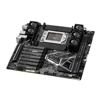 Motherboard Workstation WRX90 WS EVO EEB dengan Soket AMD WRX90 Tunggal STR5, Mendukung DDR5