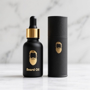 Good Price Frosted 15ml 20ml 30ml 50ml Custom Logo Cosmetic Cylinder Glass <b>Bottles</b> With Black <b>Dropper</b> for Skincare Essential Oil - Product Image 6