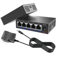 Commutateur Ethernet 8 ports 10/100/1000 Mbps pour la maison/le bureau, diviseur et distributeur de réseau 8 ports, commutateur réseau haute vitesse