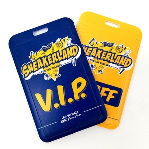 Tùy chỉnh thiết kế thăng hoa Bìa in tay áo ABS nhựa ID chủ thẻ huy hiệu - Product Image 1