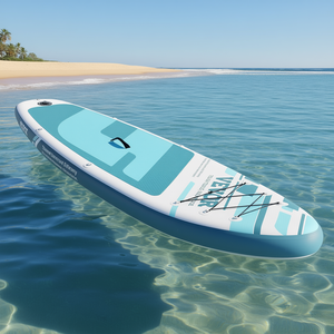 เวคเตอร์ บอร์ดซัพเปอร์แบบเป่าลม ขนาด 10.6 ฟุต x 33 นิ้ว x 6 นิ้ว พร้อมปั๊มลม สำหรับเด็กและผู้เริ่มต้นเล่นเซิร์ฟในทะเลสาบและแม่น้ำ - Product Image 2