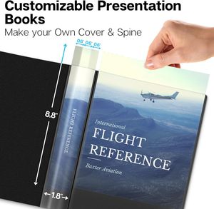 Carpeta pequeña con fundas, <span class=keywords><strong>libro</strong></span> de presentación 5.5x8.5, 24 bolsillos, 48 hojas de tamaño medio, carpetas de plástico con fundas - Product Image 4