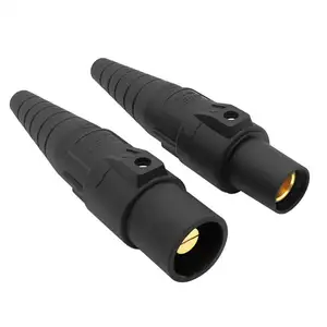 Conector de alimentação para cabo, 400a macho fêmea plug padrão americano único polo camlock conector para extensão de cabo preto vermelho azul amarelo verde amarelo