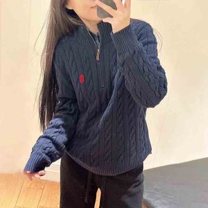 TIANCHEN maglioncino <span class=keywords><strong>Polo</strong></span> <span class=keywords><strong>Polo</strong></span> da <span class=keywords><strong>uomo</strong></span> maglioni Kint di alta qualità mezza cerniera per donna <span class=keywords><strong>maglione</strong></span> Casual Paul # RL-024 - Product Image 5