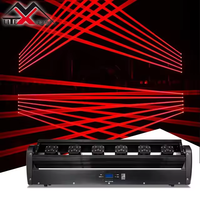 Laser mobile à tête mobile 3000MW DMX Six Eyes Single Red Laser 5000K Daylight IP33 pour DJ Disco