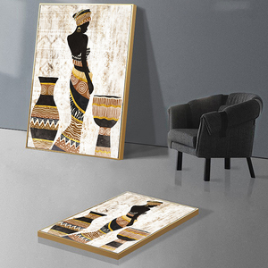 <span class=keywords><strong>Art</strong></span> Africain <span class=keywords><strong>Art</strong></span> Tribal Décor-Femmes Africaines Toile Peinture Décorative Poster pour HomePrints Peinture sur Toile <span class=keywords><strong>Art</strong></span> Mural Photos - Product Image 5