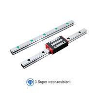 Rail de guidage linéaire HLTNC HGR15 HGR20 HGR25 avec chariot à blocs HGH HGW, système de mouvement linéaire à billes sans jeu pour kit de routeur CNC