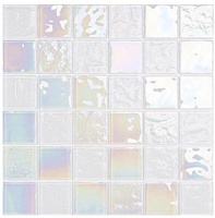 Mosaico de Vidrio Colorido para Piscinas, Ideal para Decoración de Paredes en Piscinas de Hoteles y Clubes