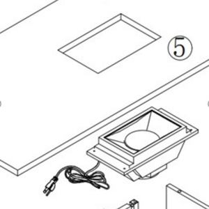 Prix direct usine : Meubles de salon de beauté amovibles en bois et métal, tables de manucure et coiffeuses disponibles pour salon de manucure - Product Image 5
