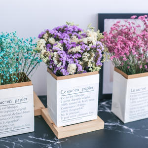 ขายส่งดอกไม้แห้งติดทนนาน <span class=keywords><strong>Limonium</strong></span> ลืมฉันไม่ Myosotis สำหรับตกแต่งงานแต่งงาน - Product Image 6