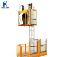 Monte-charge de chantier SC200/200 d'origine usine, double cabine, capacité 2000 kg, faible coût d'entretien