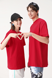 Camisetas de Algodón 100% Personalizables al por Mayor, 230G, para Mujer, Unisex, Lisas, Talla Grande, Casuales - Product Image 3