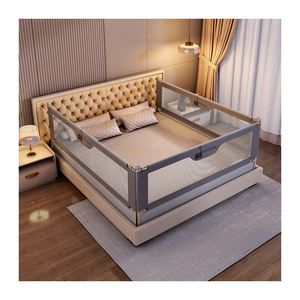 Pare-chocs Lit Pliant Rail Reine <span class=keywords><strong>Bebe</strong></span> Cadre Rails Garde Protection Clôture Respirant Babyproof Lit Garde-Corps Sécurité Premier Lit Rail - Product Image 5