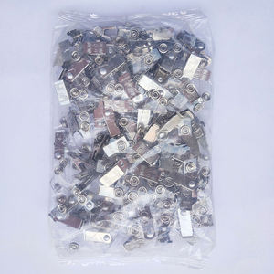 Carrete de insignia de tarjeta de identificación de nombre con clip de metal barato con correa de cinturón de PVC y soporte de accesorios de botón - Product Image 4