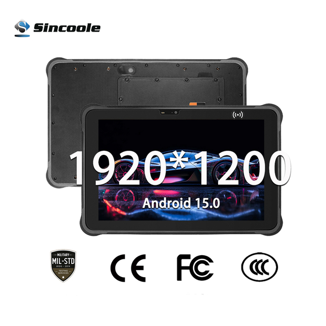 Factory Supply Android 15 Rugged Tablet PC Rugged 5G WiFi 6 10.1" IPS MT6877 2.4GHz 8GB RAM 256GB ROM 12000mAh IP67