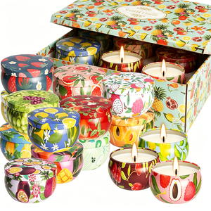 Manifestation <b>Candle</b> Tin Luxury Packaging Natural Soy Aroma Wellness Meditation Boutique Display Signature Collection - Product Image 1