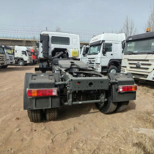 รถบรรทุกหัวลากมือสอง Sinotruk Howo 6x4 ดีเซล เกียร์ออโต้ พวงมาลัยซ้าย กล้องมองหลัง สำหรับงานขนส่งในเหมือง รับน้ำหนัก 31-40 ตัน ขาย - Product Image 3