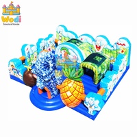 Parc d'attractions gonflable pour enfants et adultes, certifié CE, fabrication OEM disponible, directement de l'usine, souffleur inclus, résistant aux UV, respectueux de l'environnement