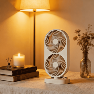 <span class=keywords><strong>Ventilateur</strong></span> de bureau portable multi-couleurs à double <span class=keywords><strong>ventilateur</strong></span> avec un vent puissant et un faible niveau de bruit pour les véhicules récréatifs et l'usage commercial - Product Image 4