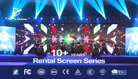 Pantalla LED Modular a Todo Color TOPvision 500x500 500x1000, Pantalla de Alquiler para Interiores, Clasificación IP65, Garantía de 2 Años, Alta Calidad