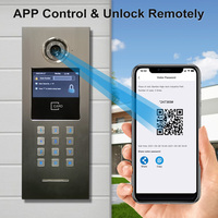 Système d'interphone vidéo Tuya Smart IP TCP pour la connectivité filaire de caméra couleur en matériau métallique de construction multi-appartements