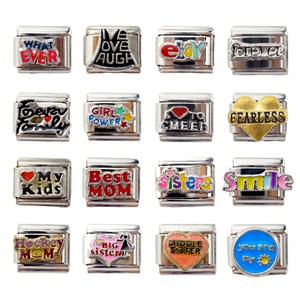 สร้อยข้อมือแฟชั่นสแตนเลสกันน้ำ คอลเลคชั่นงานฝีมืออิตาลี ประกอบได้อย่างอิสระ ผสมผสานได้ตามใจชอบ - Product Image 2