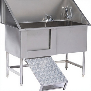 Station de toilettage pour animaux de compagnie en acier inoxydable, baignoire pour chien, bac de nettoyage pour animaux de compagnie pour salon, clinique - Product Image 5