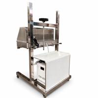 Machine de scellage thermique électrique à grande vitesse pour produits chimiques, en acier inoxydable, équipement de scellage de sacs, système de refroidissement industriel