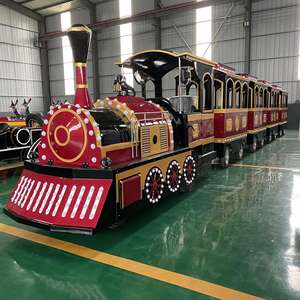 Yeni tasarım özelleştirilmiş 24 koltuklar eğlence parkı alışveriş merkezi Kiddie oyunları satılık elektrikli Mini izsiz tren yolculuğu - Product Image 2