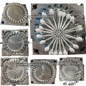 Molde de plástico profesional de China Taizhou, caja de gachas <span class=keywords><strong>Babao</strong></span>, cuchara de plástico desechable, molde de inyección, cuchillo y tenedor, fábrica de moldes - Product Image 2