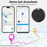 Paquete de 2 Localizadores AirTag para Personas Mayores - Funciona con IOS/Android, Google Find Hub, FindMy, Sistema Dual, Rastreador para Equipaje y Mochilas - CR2032