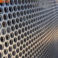 Panneau en métal perforé architectural, plaque décorative en aluminium et acier inoxydable sur mesure pour revêtement mural extérieur