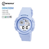 Montre numérique pour enfants MINGRUI, montre de sport LED étanche WR30M, alarme, chronomètre, montres pour filles et garçons, 42 mm ABS