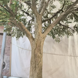 Arbre Bonsaï d'Olivier Artificiel de 3m de Haut Fait à la Main Décor d'Intérieur Faux Arbre de Noël UV Arrangement <span class=keywords><strong>Extérieur</strong></span> Saisonnier - Product Image 3