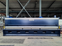 Cisaille à guillotine hydraulique CNC E21S 8x6000mm pour tôles, coupe de précision industrielle