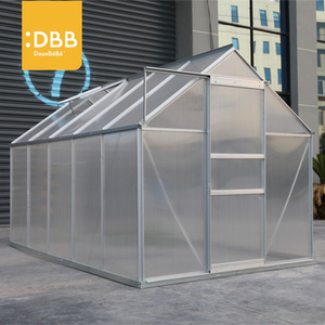 6x12 Aluminum Greenhouse Custom Size Frame Greenhouse <strong>Kit</strong> Easily Garden Winter Mini Garden Greenhouse - Product Image 2