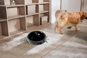 Robot aspirateur intelligent avec télécommande via application Wifi, robot aspirateur autonettoyant pour maison intelligente, robot de nettoyage et de balayage intelligent - Product Image 6